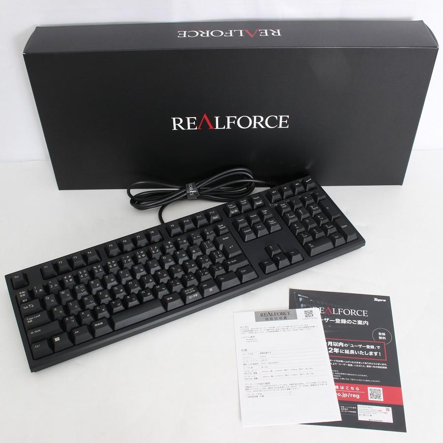 ボーナスストアPlus【美品】東プレ REALFORCE R3S R3SA12 ブラック
