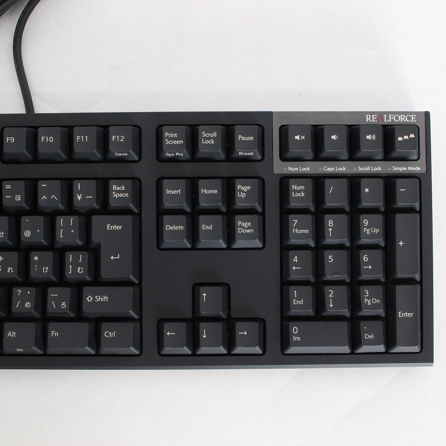 ボーナスストアPlus【美品】東プレ REALFORCE R3S R3SA12 ブラック