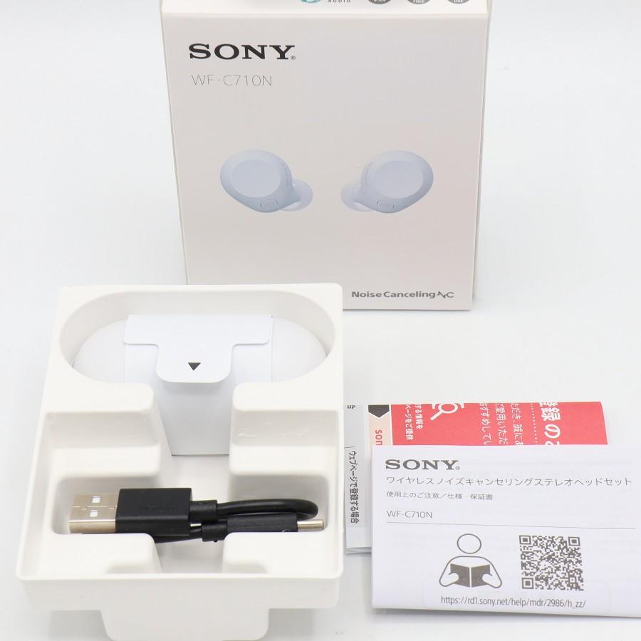 ボーナスストアPlus【未使用/訳あり】SONY WF-C710N-WZ ホワイト 完全ワイヤレスイヤホン ソニー 本体 | 