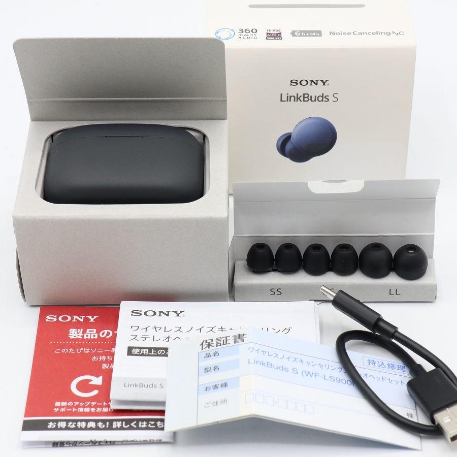 ボーナスストアPlus【未使用】SONY LinkBuds S WF-LS900N-BC ブラック ワイヤレスイヤホン ソニー リンクバッズS 本体 | 