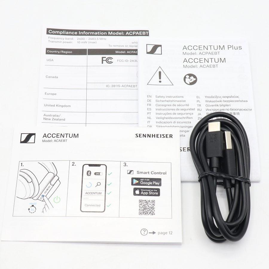 ボーナスストアPlus【美品】SENNHEISER ACCENTUM Wireless ブルー