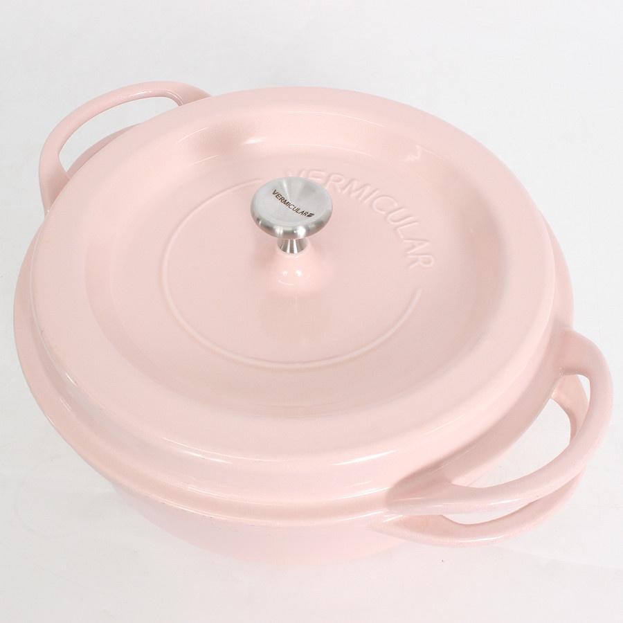 【ボーナスストア+5％】バーミキュラ オーブンポットラウンド 26cm SUKIYAKI PNK26RS パールピンク 無水 ホーロー 両手鍋 本体 |  | 13