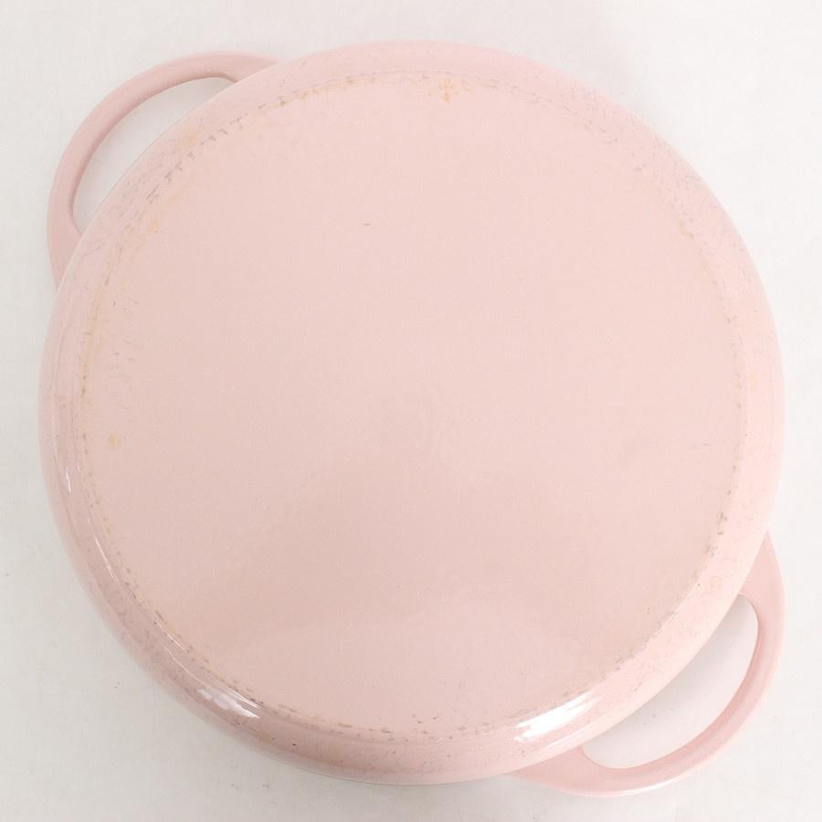 【ボーナスストア+5％】バーミキュラ オーブンポットラウンド 26cm SUKIYAKI PNK26RS パールピンク 無水 ホーロー 両手鍋 本体 |  | 05