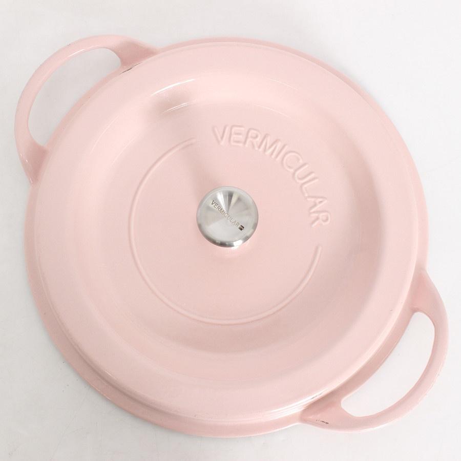 【ボーナスストア+5％】バーミキュラ オーブンポットラウンド 26cm パールピンク PNK26R 無水 ホーロー 両手鍋 本体 |  | 11