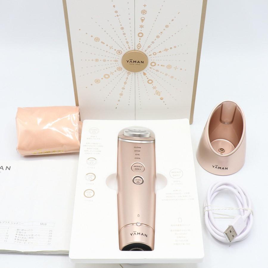 ボーナスストア+5％【美品】ヤーマン フォトプラス シャイニー M18 RF美顔器 シャンパンピンク 家庭用美容器 本体 | 