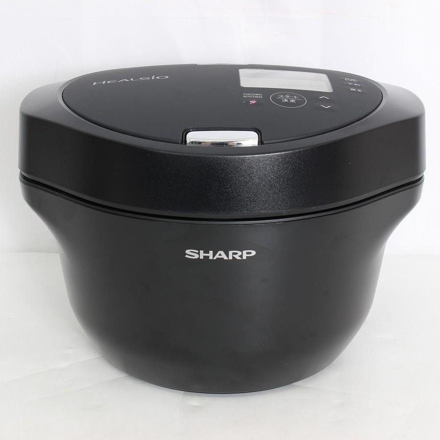 ボーナスストア+5％【美品】シャープ ヘルシオ ホットクック KN-HW16G-B 水なし自動調理鍋 ブラック系 圧力鍋 SHARP 本体 |  | 01