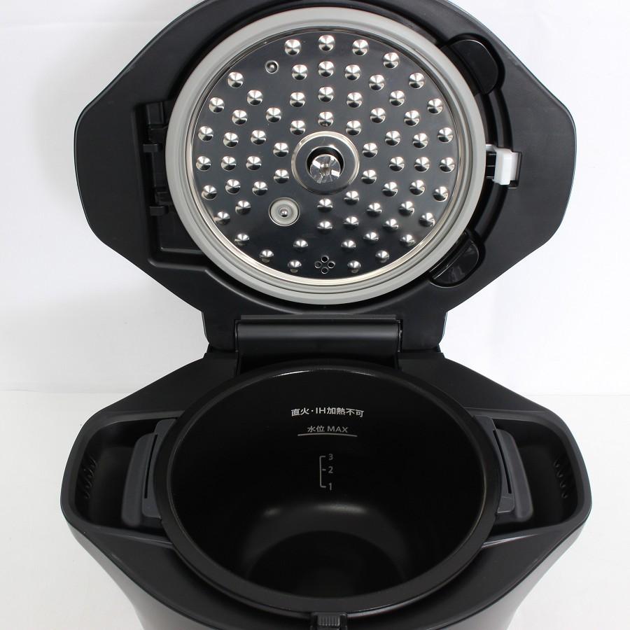 ボーナスストア+5％【美品】シャープ ヘルシオ ホットクック KN-HW16G-B 水なし自動調理鍋 ブラック系 圧力鍋 SHARP 本体 |  | 08