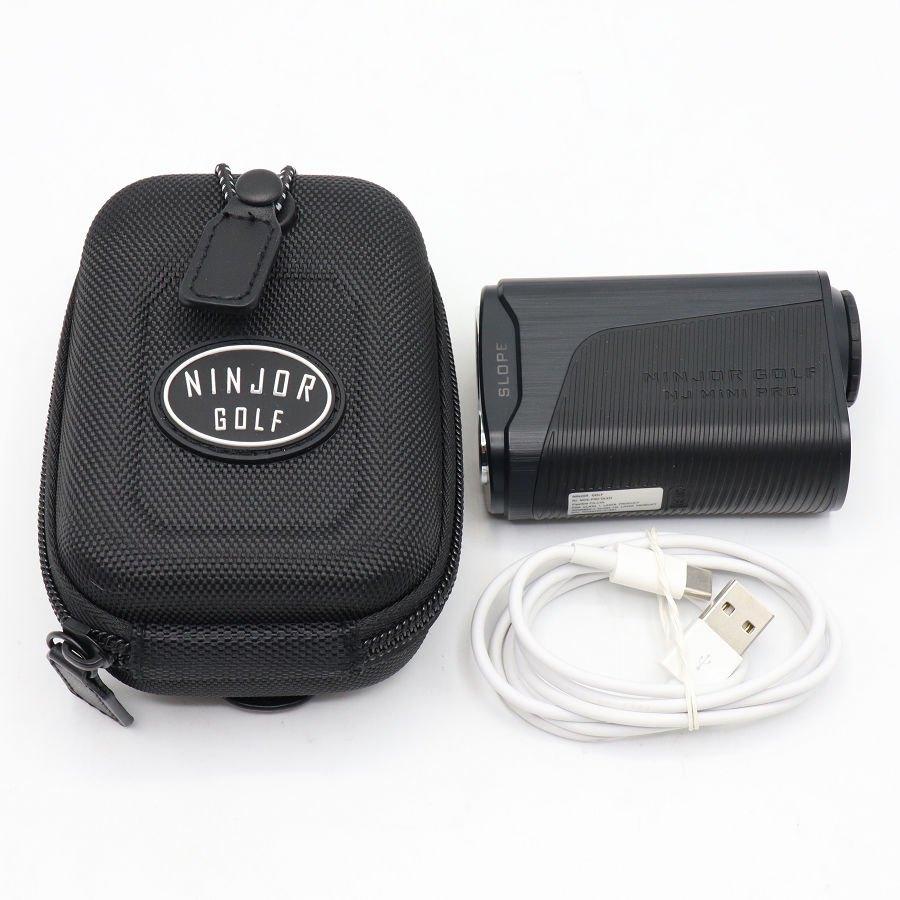 ボーナスストアPlus【美品】NINJOR GOLF NJ MINI PRO OLED ブラック ゴルフ用 レーザー距離計 ニンジャゴルフ 本体 | 