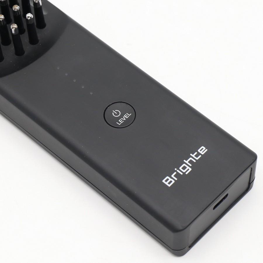 【ボーナスストア+5％】Brighte ELEKI BRUSH BRT-FS145 ブラック 美顔器 EMS フェイスケア ブライト エレキブラシ 本体 |  | 03