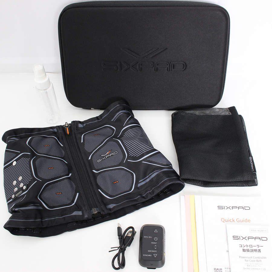ボーナスストア+5％【美品】MTG SIXPAD Powersuit Core Belt SE-BS-00A-S SIXPAD CLUB対応 Sサイズ リモコン付き シックスパッド パワースーツ コアベルト 本体 | 