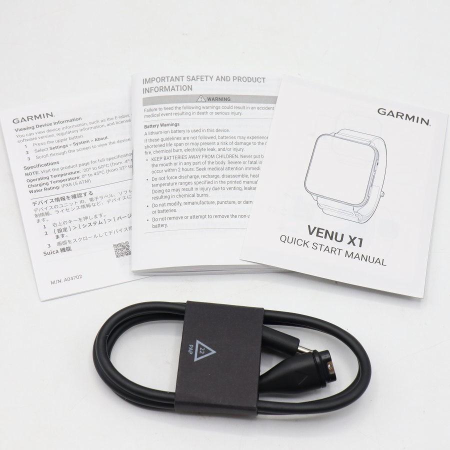ボーナスストアPlus【美品】GARMIN Venu X1 010-02980-22 Moss スマートウォッチ べニュー モス ガーミン 本体 |  | 10