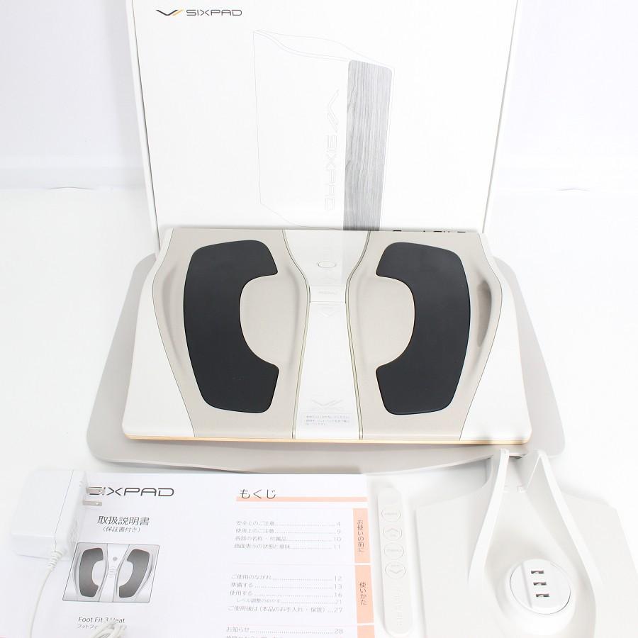 ボーナスストアPlus【美品】MTG SIXPAD Foot Fit 3 Heat SE-BY-02A ホワイト シックスパッド フットフィット 3 ヒート 本体 | 