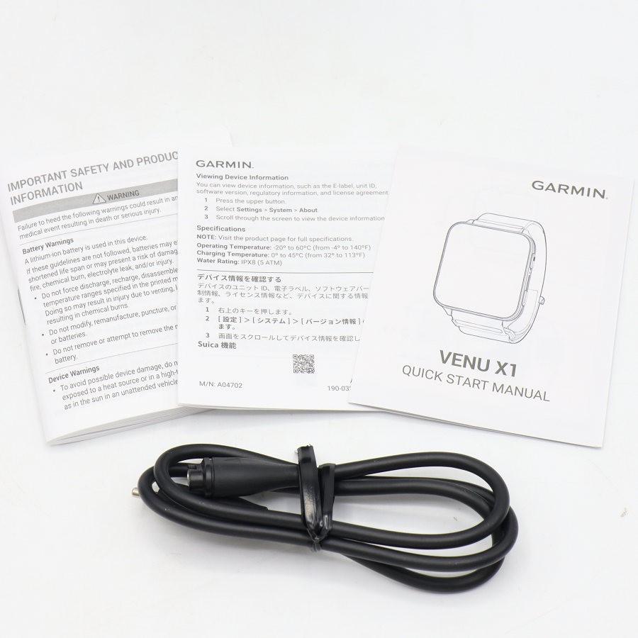 ボーナスストアPlus【美品】GARMIN Venu X1 010-02980-12 Black スマートウォッチ べニュー ブラック ガーミン 本体 |  | 11