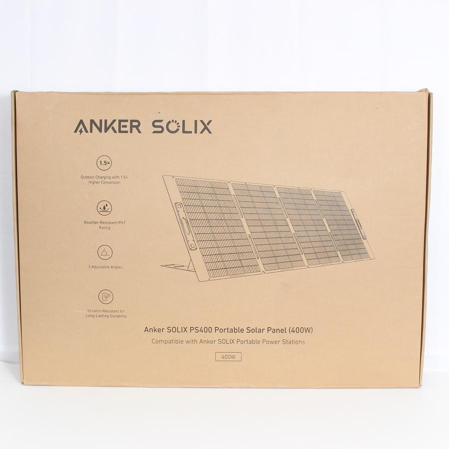 【ボーナスストアPlus】Anker Solix PS400 Portable Solar Panel A24370A1 ブラック ソーラーパネル アンカー 本体 |  | 10