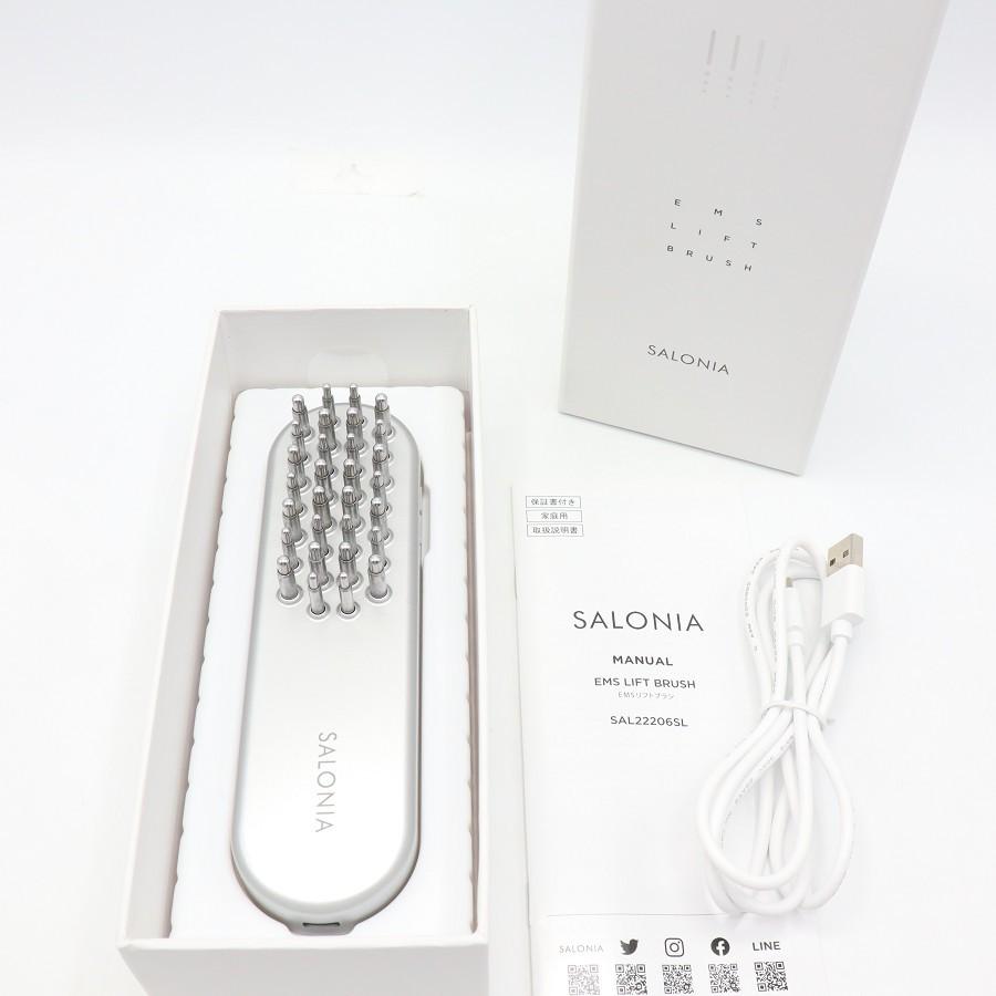 ボーナスストア+5％【美品】SALONIA SAL22206SL EMS 充電式ハリ美容ブラシ 美顔器 サロニア 本体 | 