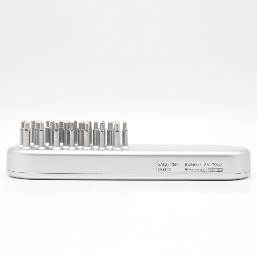 ボーナスストア+5％【美品】SALONIA SAL22206SL EMS 充電式ハリ美容ブラシ 美顔器 サロニア 本体 |  | 05