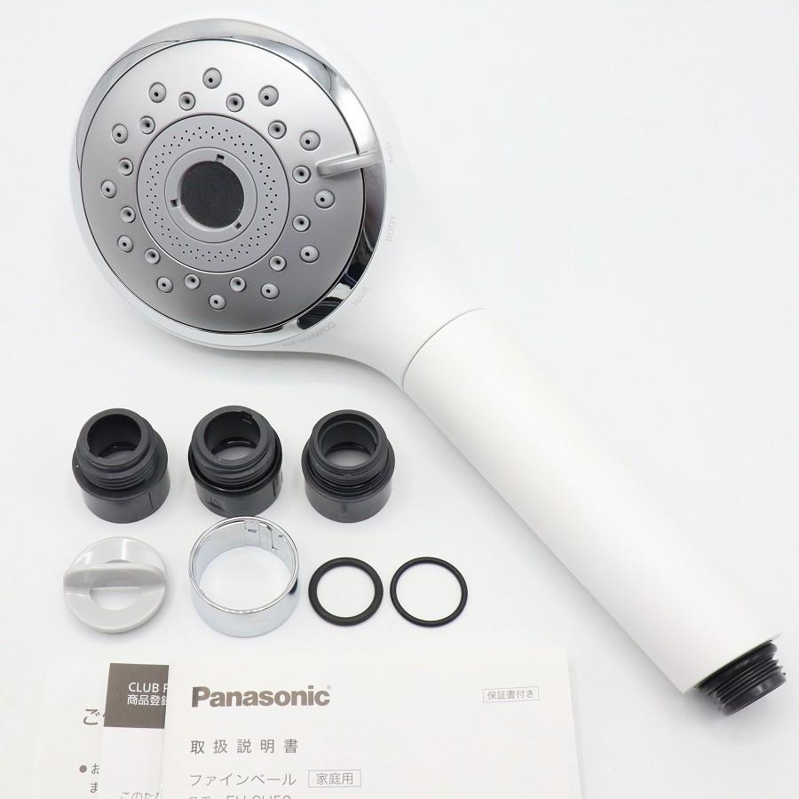 ボーナスストア+5％【美品】パナソニック ファインベール EH-SH50-W ホワイト ファインバブルシャワーヘッド FINE VEIL Panasonic 本体 | 