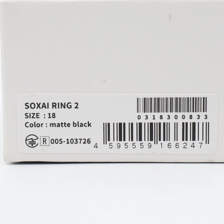 ボーナスストア+5％【美品】SOXAI RING 2 マットブラック 18号 SOXAIRING2MBK18 スマートリング ソクサイリング 本体 |  | 11