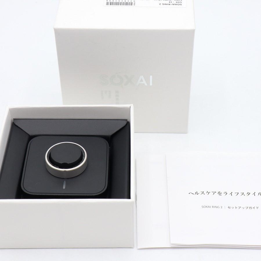 ボーナスストア+5％【美品】SOXAI RING 2 マットシルバー 18号 SOXAIRING2MSL18 スマートリング ソクサイリング 本体 | 