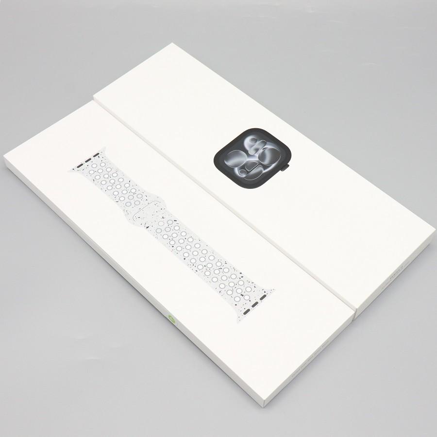ボーナスストア+5％【新品未開封】Apple Watch Series11 46mm GPS MEW84J/A+MGC54FE/A ジェットブラックアルミニウム/ベールドグレー Nikeスポーツバンド M/L |  | 02