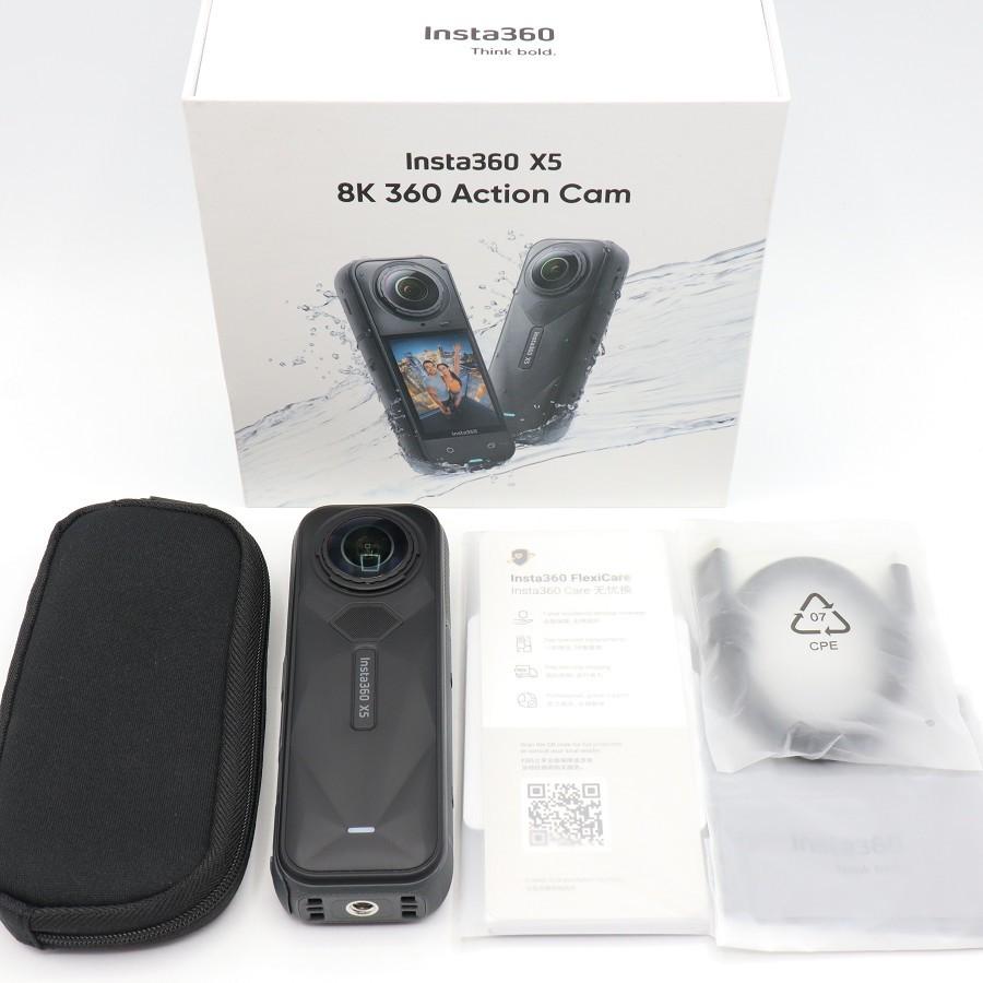 ボーナスストア+5％【美品】Insta360 X5 通常版 CINSAAHA ブラック 360度カメラ アクションカメラ インスタ360 本体 | 
