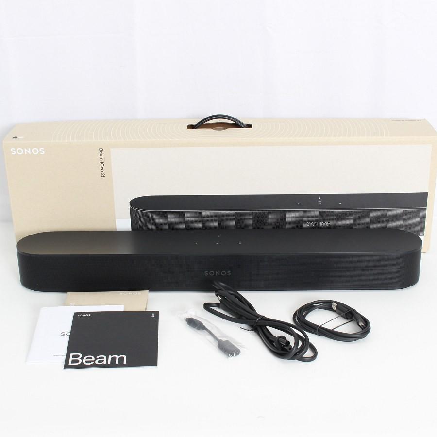 【ボーナスストアPlus】Sonos Beam Gen2 BEAM2JP1BLK ブラック スマートTVサウンドバー ソノス ビーム 本体 | 