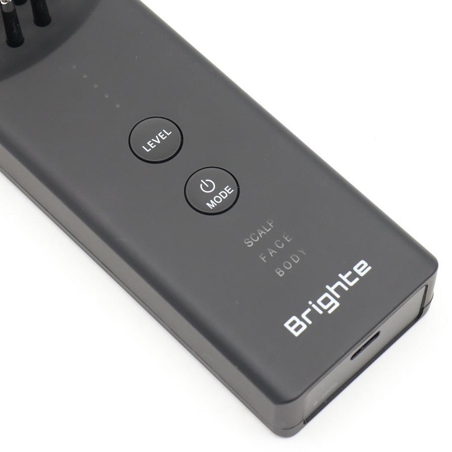 ボーナスストア+5％【美品】Brighte ELEKI BRUSH+ BRT-FSB180 ブラック 美顔器 EMS フェイスケア ブライト エレキブラシ 本体 |  | 03