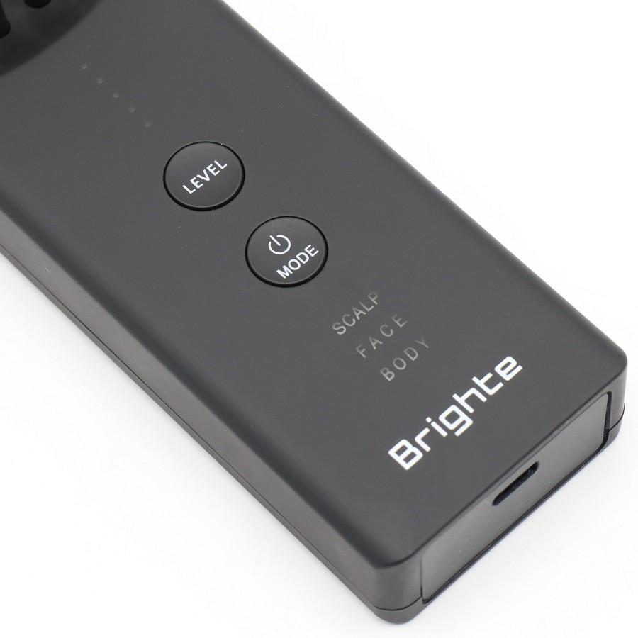【ボーナスストア+5％】Brighte ELEKI BRUSH+ BRT-FSB180 ブラック 美顔器 EMS フェイスケア ブライト エレキブラシ 本体 |  | 03