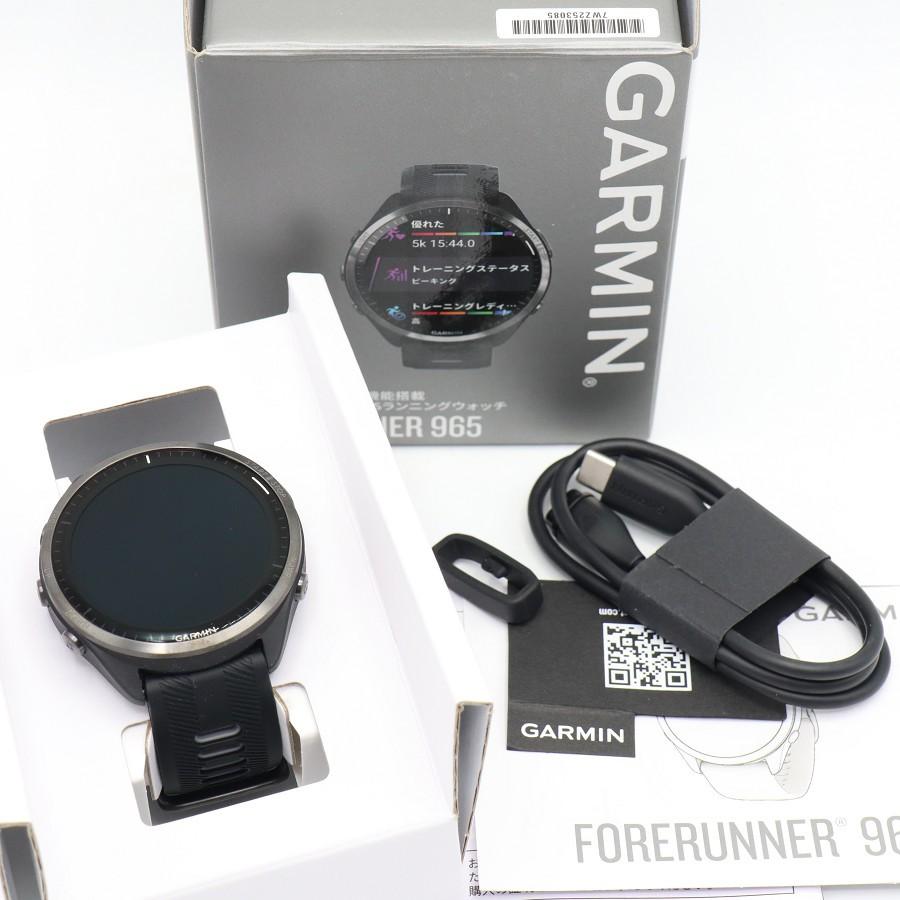ボーナスストア+5％【美品】GARMIN Forerunner 965 Black 010-02809-60 スマートウォッチ フォアランナー ガーミン 本体 | 