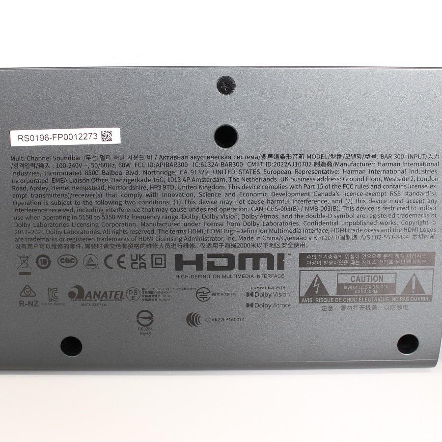 ボーナスストア+5％【美品】JBL BAR 300 JBLBAR300PROBLKJN ブラック サウンドバー DolbyAtmos対応 ジェービーエル 本体 |  | 10