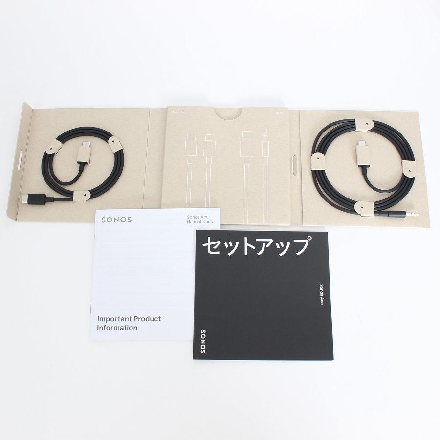 ボーナスストアPlus【美品】Sonos Ace ACEG1JP1BLK ブラック 空間オーディオ ノイズキャンセリングヘッドホン ソノス エース 本体 |  | 08