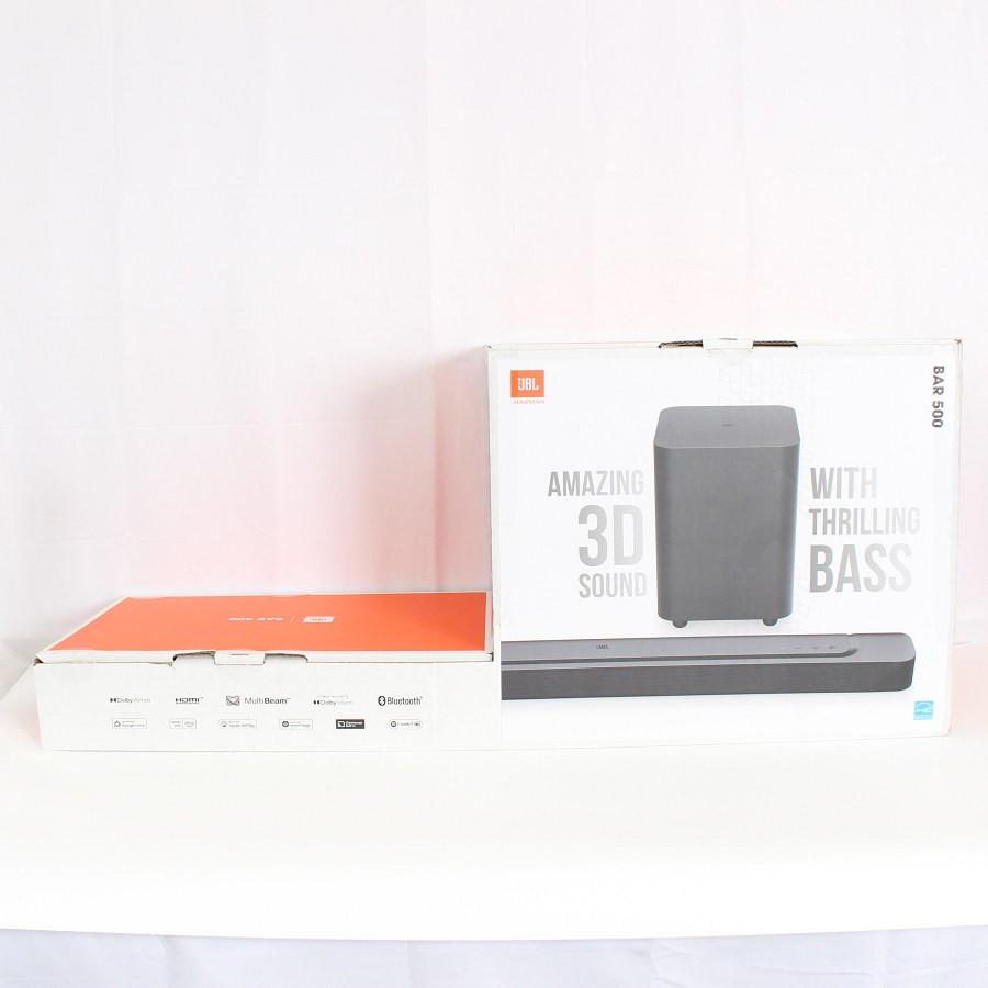 ボーナスストア+5％【美品】JBL BAR 500 JBLBAR500PROBLKJN ブラック サウンドバーシステム 5.1ch Dolby Atmos対応 ジェービーエル 本体 |  | 13