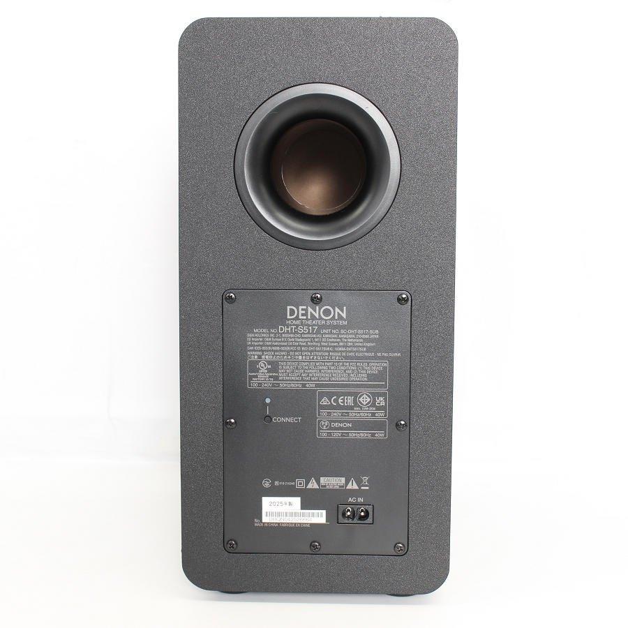 ボーナスストア+5％【美品】DENON DHT-S517 ブラック サウンドバー ワイヤレスサブウーハー付き Dolby Atmos対応 デノン 本体 |  | 12