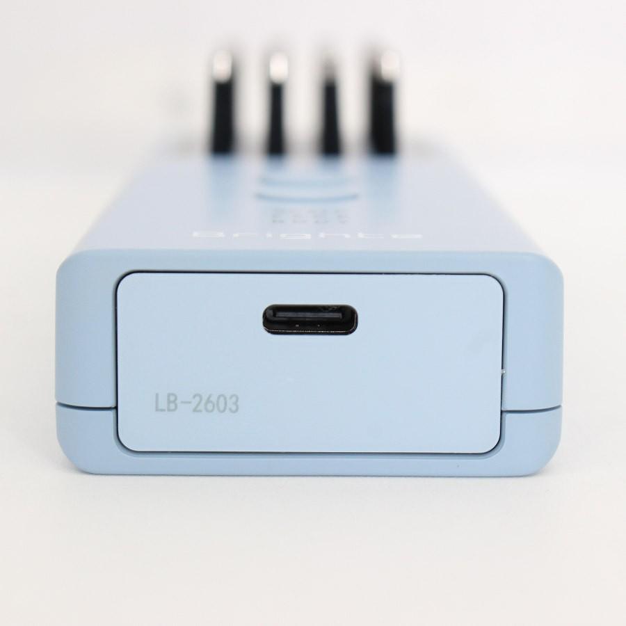 ボーナスストア+5％【美品】Brighte ELEKI BRUSH+ BRT-FSB180LB アイスブルー 美顔器 EMS フェイスケア ブライト エレキブラシ 本体 |  | 05