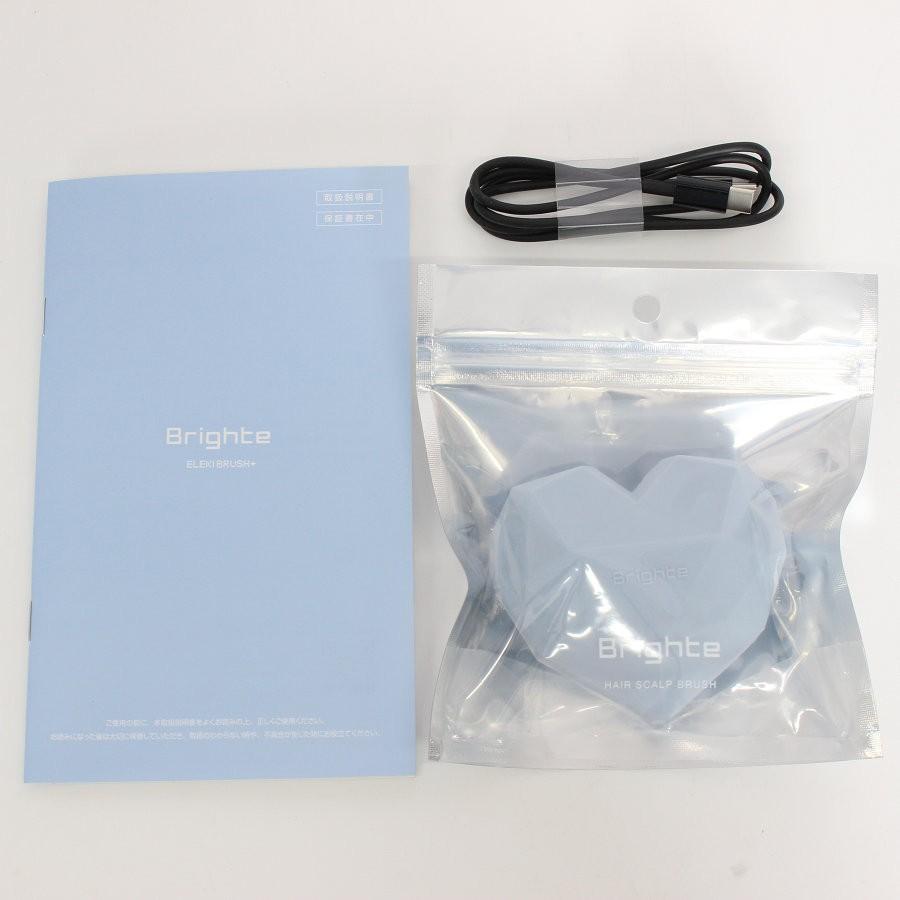 ボーナスストア+5％【美品】Brighte ELEKI BRUSH+ BRT-FSB180LB アイスブルー 美顔器 EMS フェイスケア ブライト エレキブラシ 本体 |  | 08
