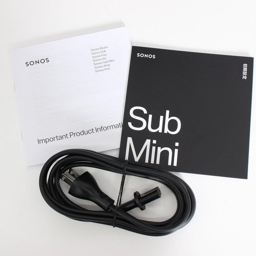 ボーナスストアPlus【美品】Sonos Sub Mini SUBM1JP1BLK ブラック ワイヤレスサブウーファー ソノス サブ ミニ 本体 |  | 10