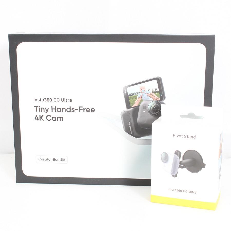 ボーナスストアPlus【美品】Insta360 GO Ultra クリエイターキット CINSABEA-GOUltra06 ミッドナイトブラック インスタサンロクマル 本体 |  | 09