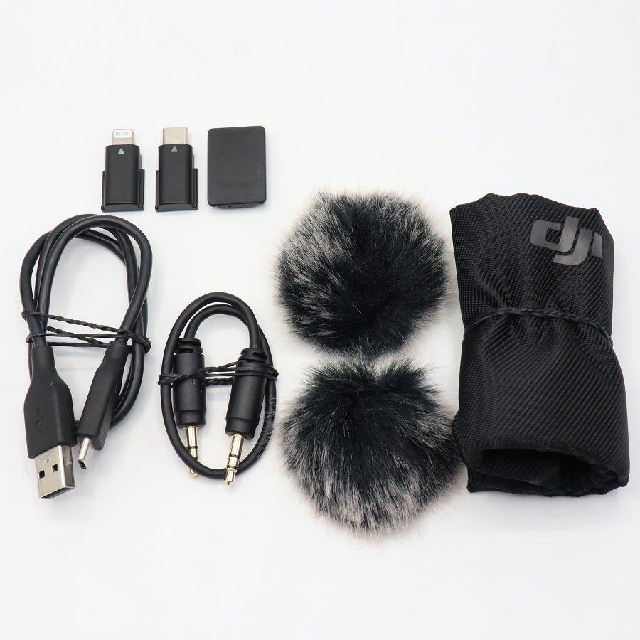 ボーナスストア+5％【美品】DJI Mic MICFCC ワイヤレスマイク トランスミッター×2+レシーバー+充電ケース |  | 08