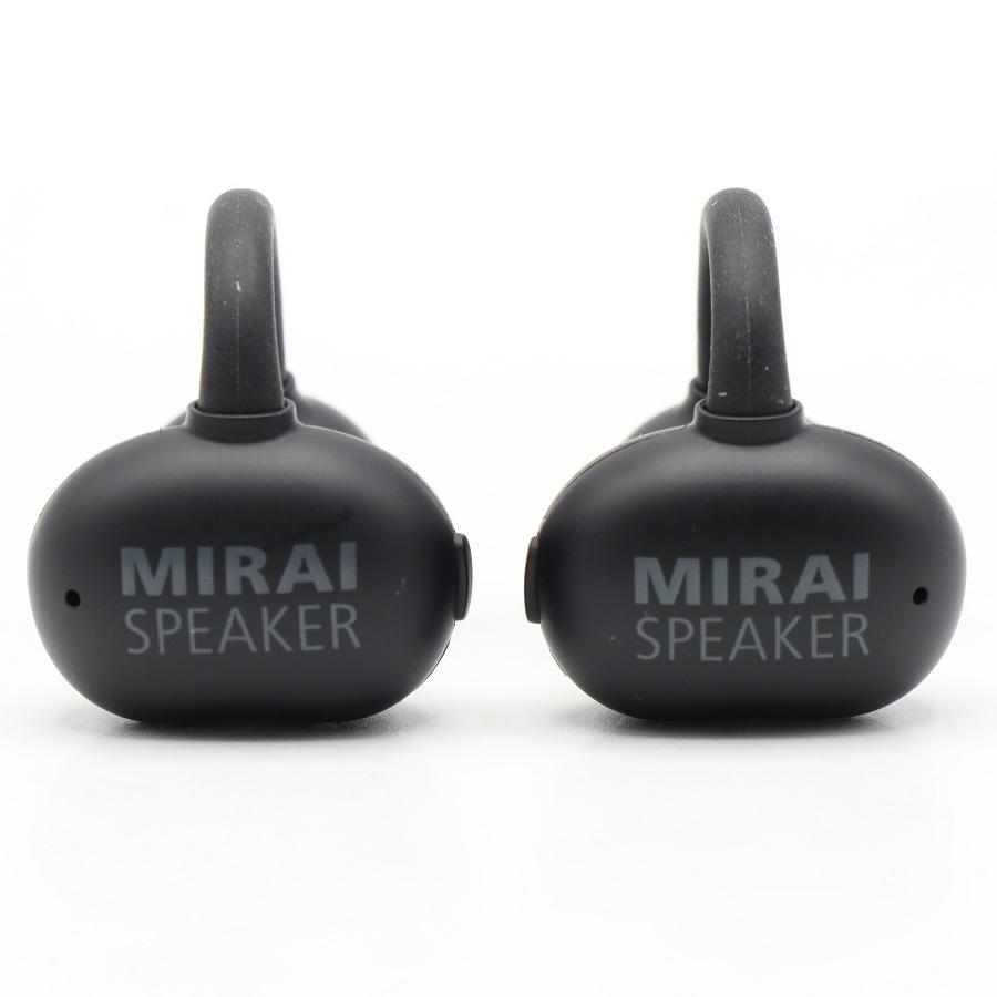 ボーナスストアPlus【美品】MIRAI SPEAKER Ear MSE-MIRAIS01-BLK イヤホン イヤカフ型オープンイヤーブラック ミライスピーカー 本体 |  | 06