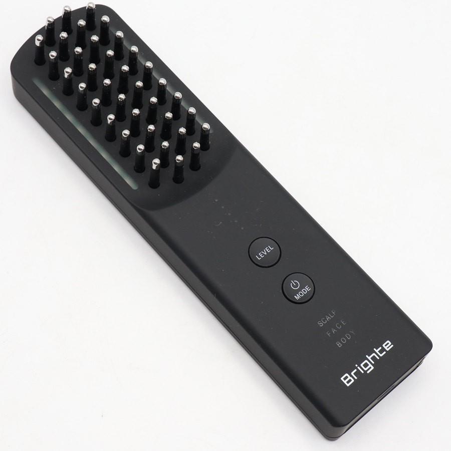 ボーナスストア+5％【美品】Brighte ELEKI BRUSH+ BRT-FSB180 ブラック 美顔器 EMS フェイスケア ブライト エレキブラシ 本体 |  | 01