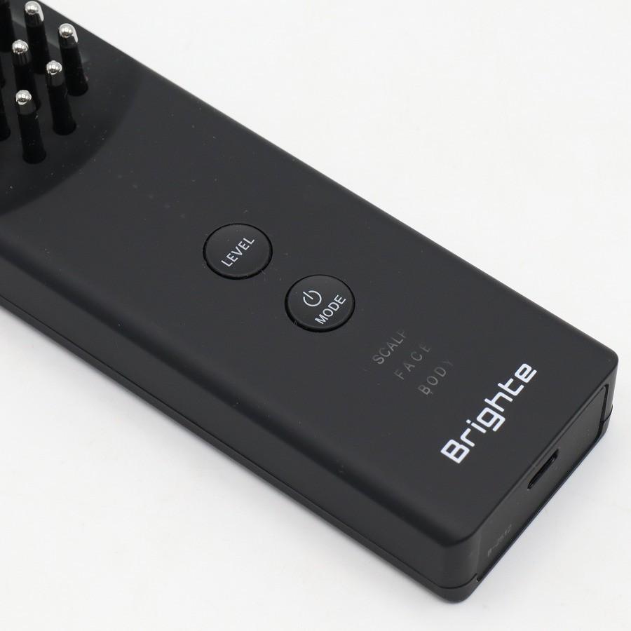 ボーナスストア+5％【美品】Brighte ELEKI BRUSH+ BRT-FSB180 ブラック 美顔器 EMS フェイスケア ブライト エレキブラシ 本体 |  | 03