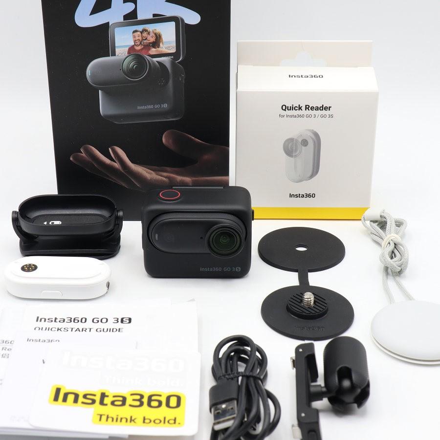 ボーナスストア+5％【美品】Insta360 GO 3S 128GB CINSAATA GO3S13 ブラック アクションカメラ インスタ ゴー 本体 | 