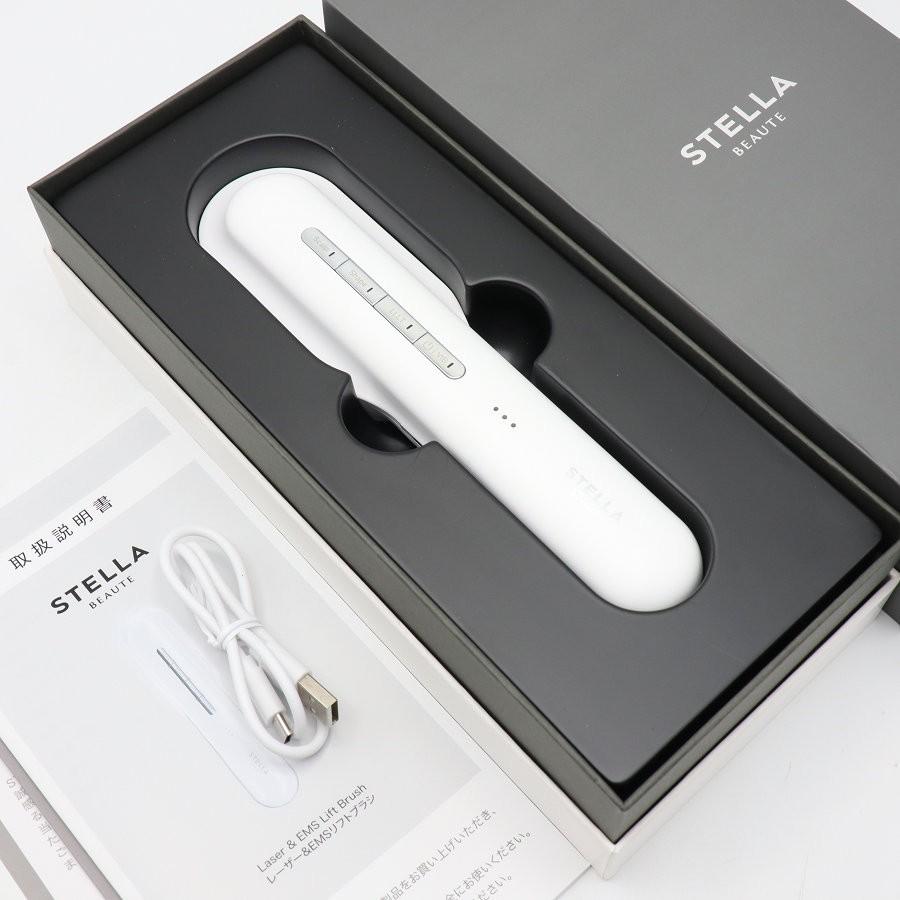 ボーナスストア+5％【美品】STELLA BEAUTE SB-LEB01-WH レーザー&EMS リフトブラシ 美顔器 ヘッドスパ ステラボーテ 本体 | 