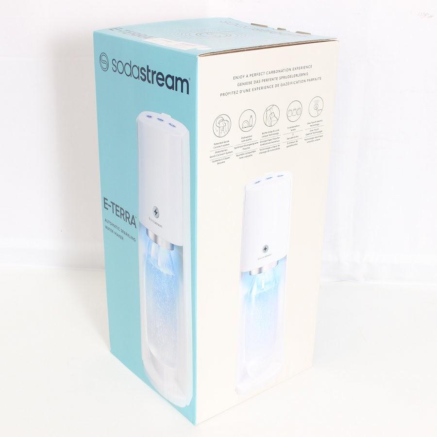 ボーナスストアPlus【新品】SodaStream E-TERRA スターターキット SSM1098 ホワイト 炭酸水メーカー ソーダストリーム 本体 |  | 01