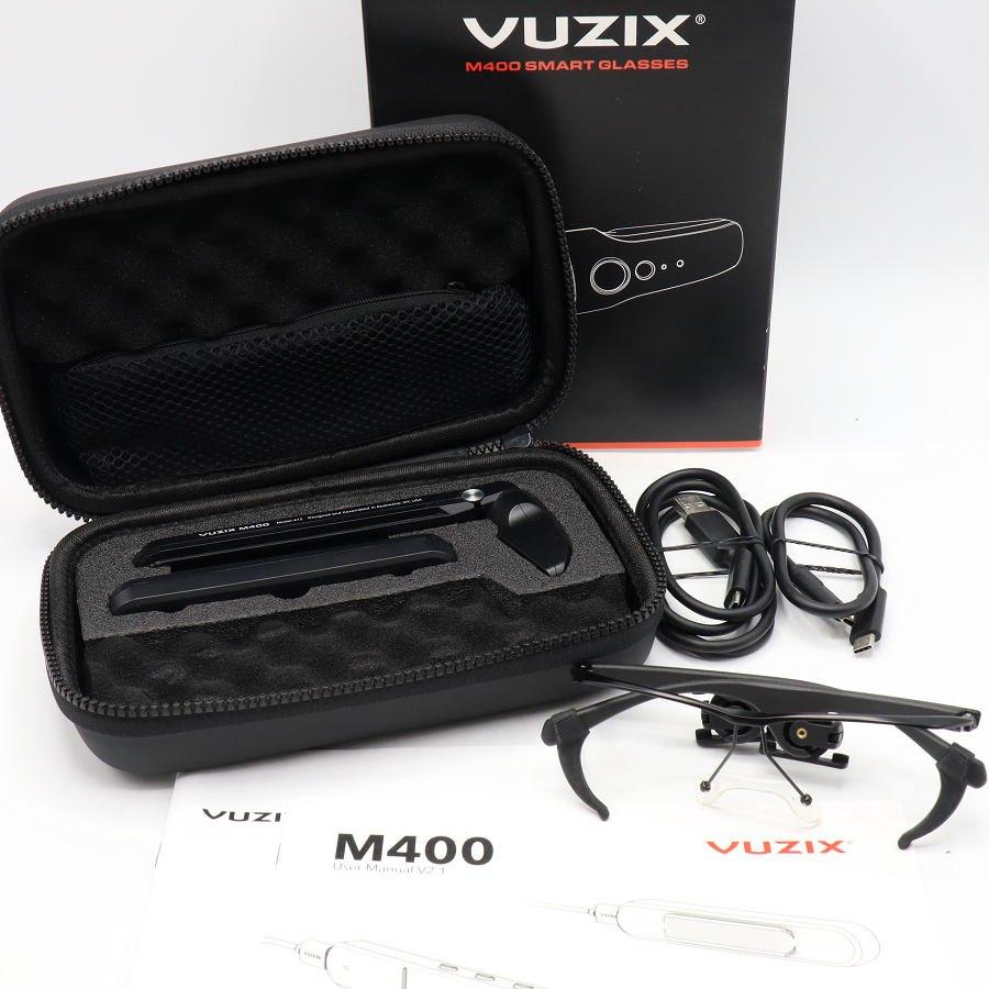 ボーナスストア+5％【美品】VUZIX M400 スマートグラス 750mAhバッテリー付属 有機ELディスプレイ ビュージックス 本体 | 