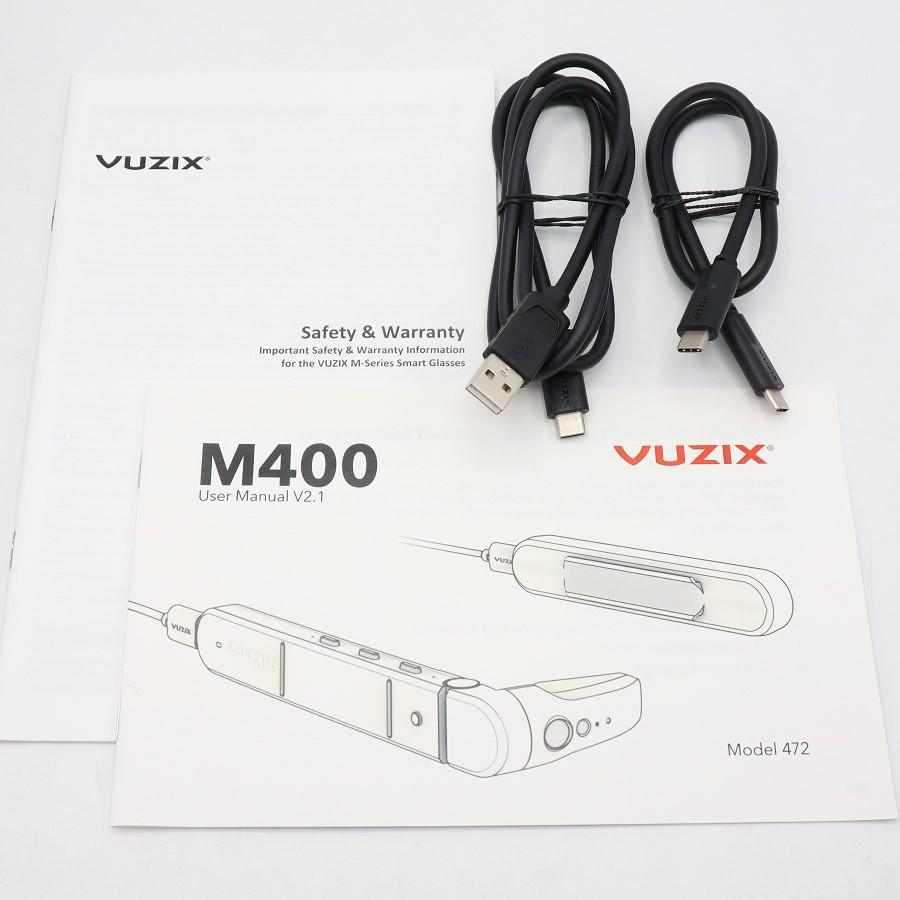 ボーナスストア+5％【美品】VUZIX M400 スマートグラス 750mAhバッテリー付属 有機ELディスプレイ ビュージックス 本体 |  | 09
