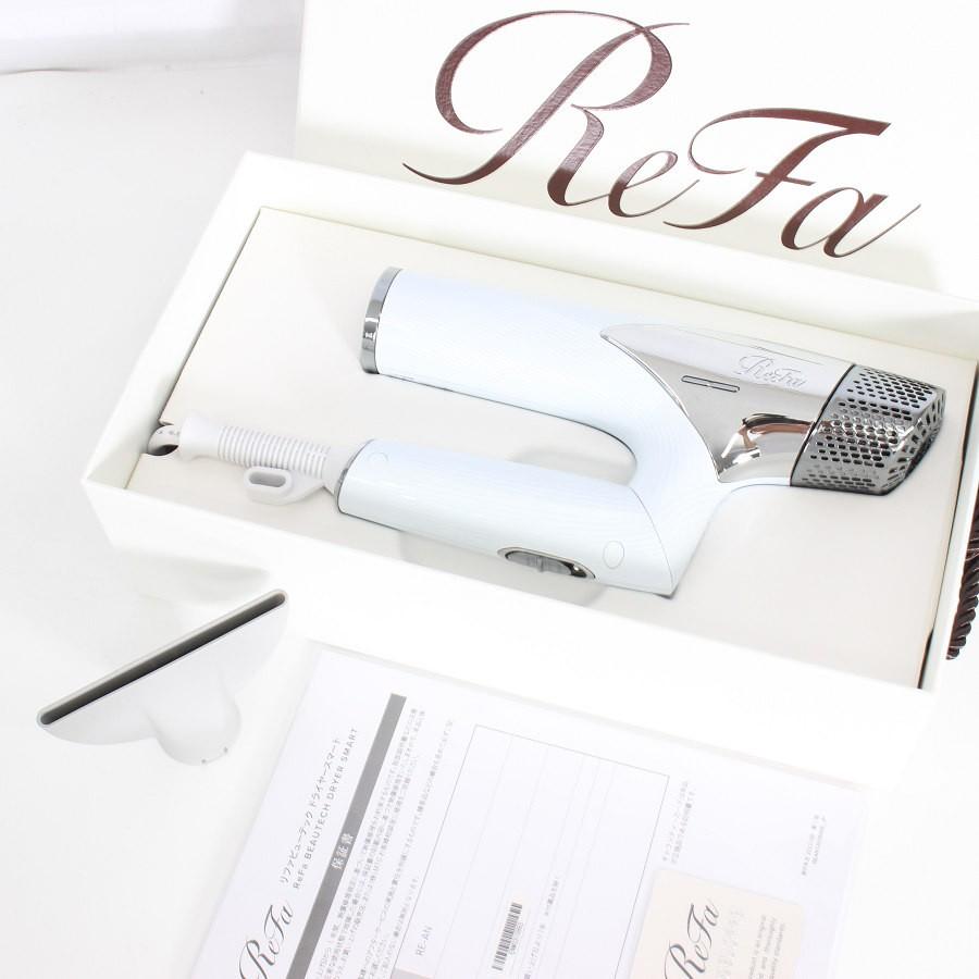 ボーナスストア+5％【美品】MTG ReFa BEAUTECH DRYER SMART RE-AN-02A ホワイト ヘアドライヤー リファビューテック 本体 | 