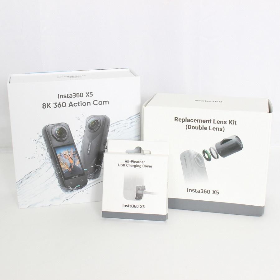ボーナスストアPlus【美品】Insta360 X5 通常版 CINSAAHA ブラック 追加アクセサリー付き 360度カメラ アクションカメラ インスタ360 本体 |  | 10