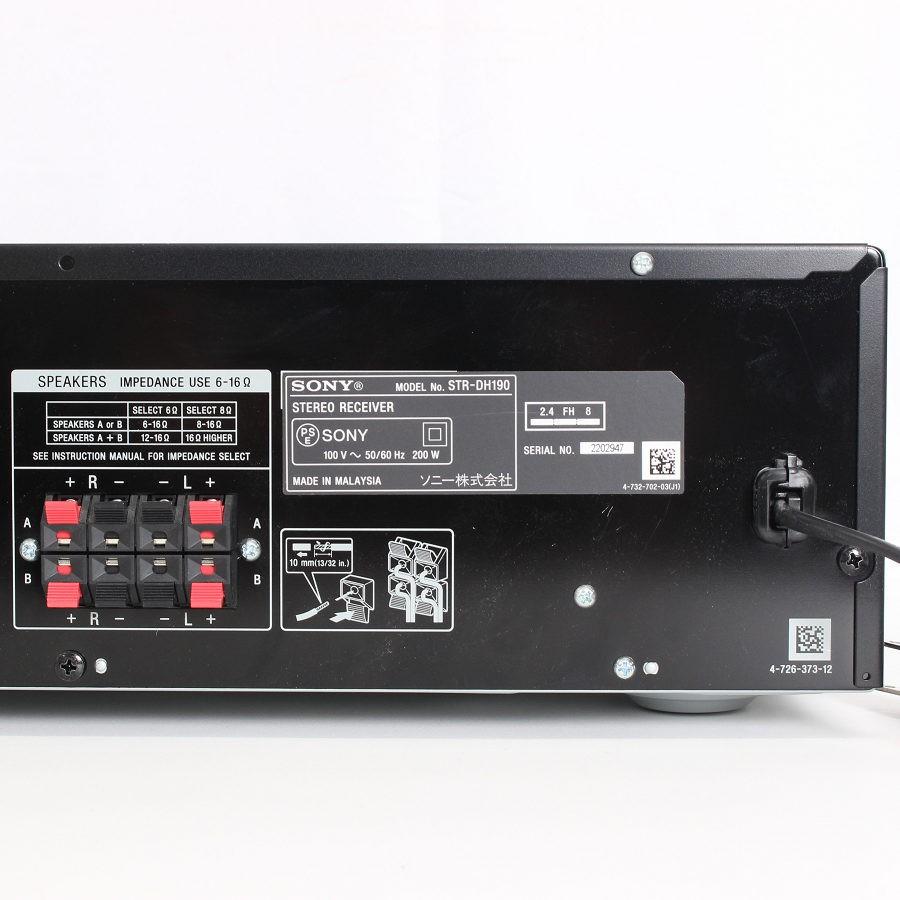 ボーナスストア+5％【美品】SONY STR-DH190 ステレオアンプ ソニー 本体 |  | 08