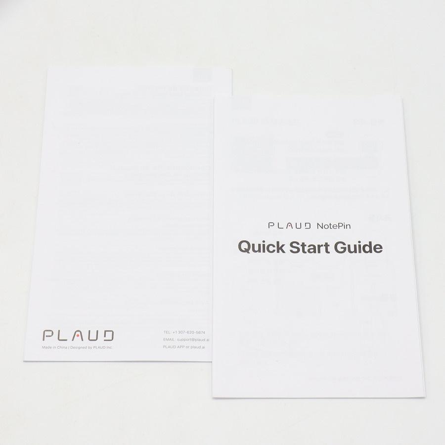 ボーナスストア+5％【美品】PLAUD NotePin NP-64G-GR-1 グレー 64GB AIボイスレコーダー プラウド 本体 |  | 08
